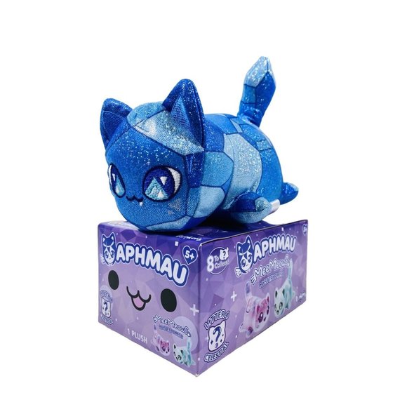 Aphmau MeeMeows Plush Blue Sapphire Cat Litter 4 2023 - Picture 1 of 16